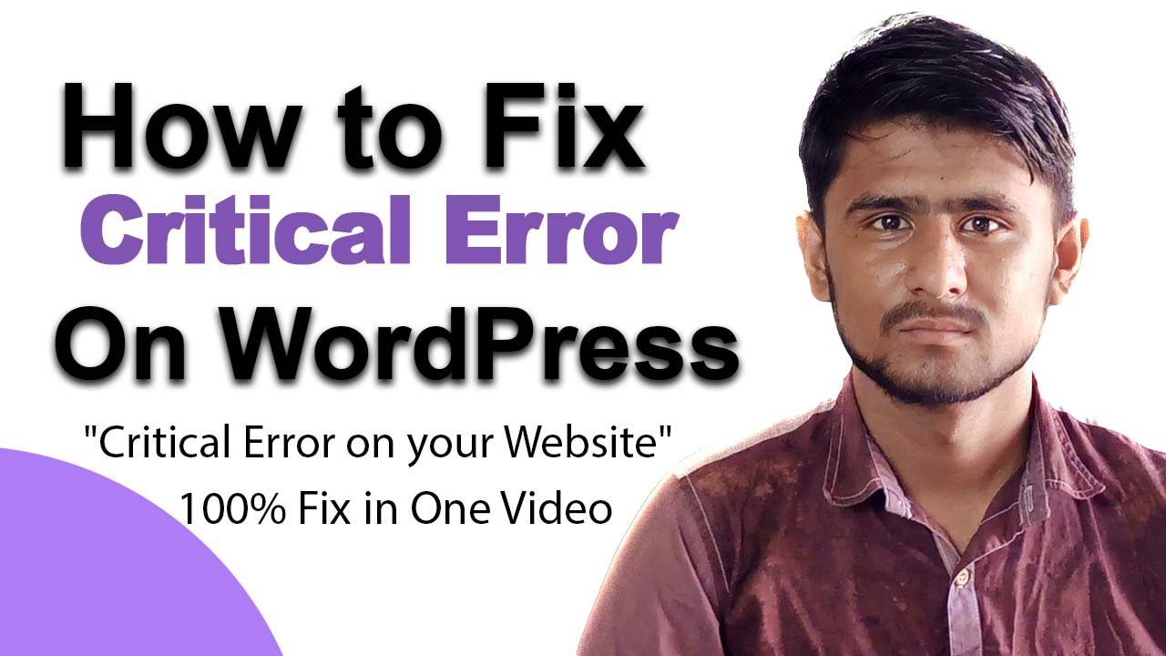 How to fix WordPress critical error 2024